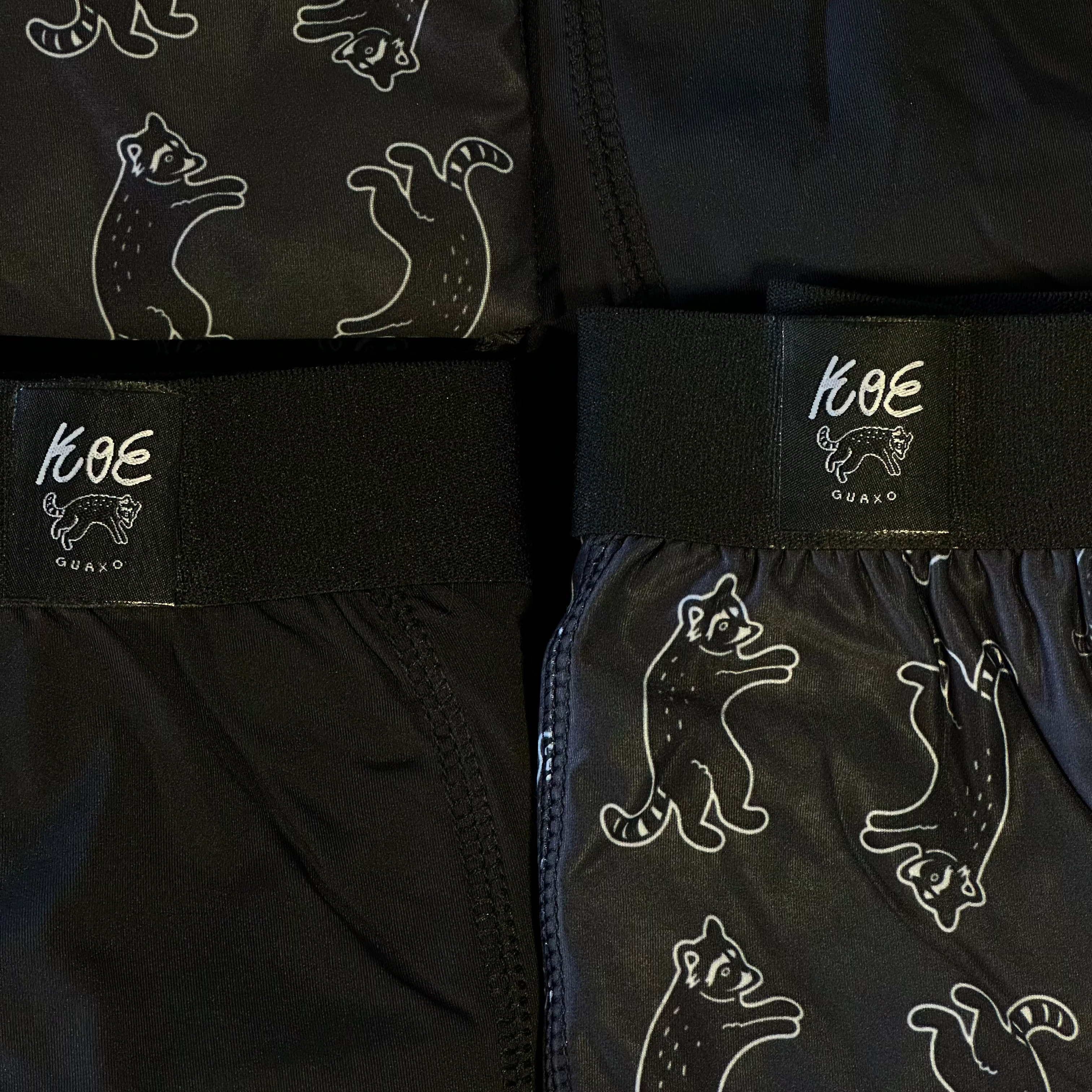 Mosaico Boxers Estampadas e Pretas